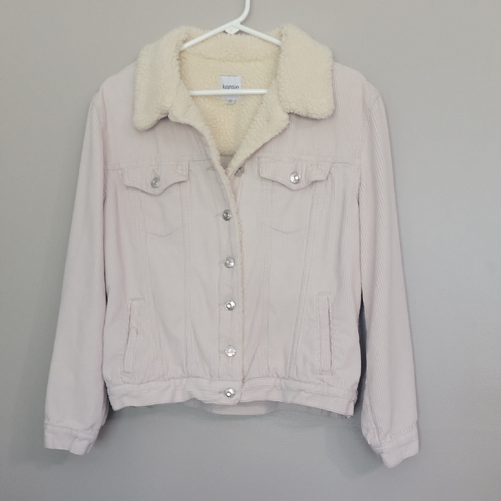 Kensie Cream Jacket Size S